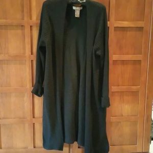 alexandra & oak black cardigan